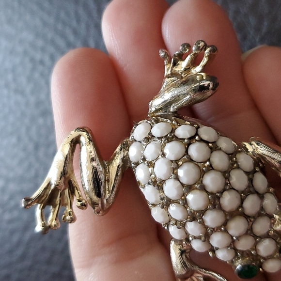 VTG frog brooch - Picture 4 of 7